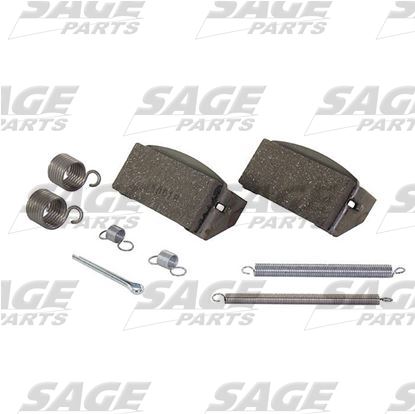 Parking Brake Pads Kit Pushback