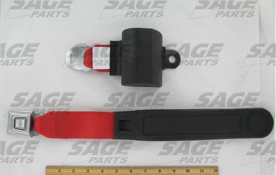 Picture of SEATBELT, RED 69 IN RETRACTBLE SHORT